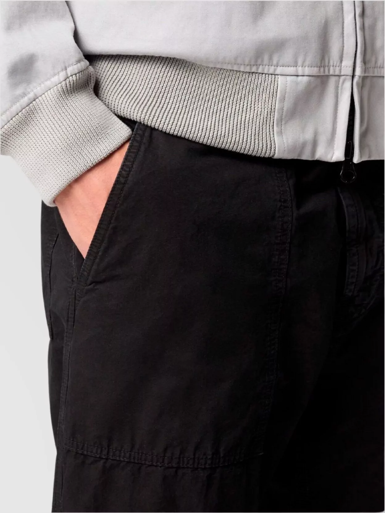 Stone Island Canvas Cotton Fatigue Trousers
