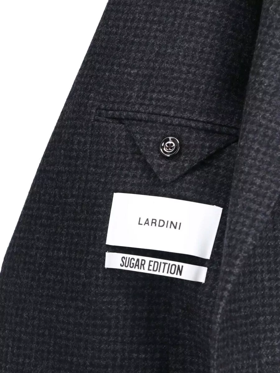 Lardini Cotton Single-Breasted Suit Jacket