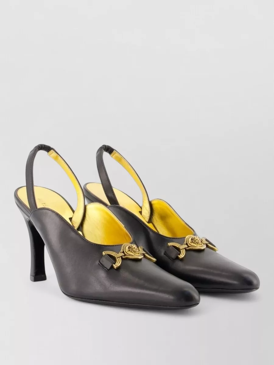 Versace leather mules