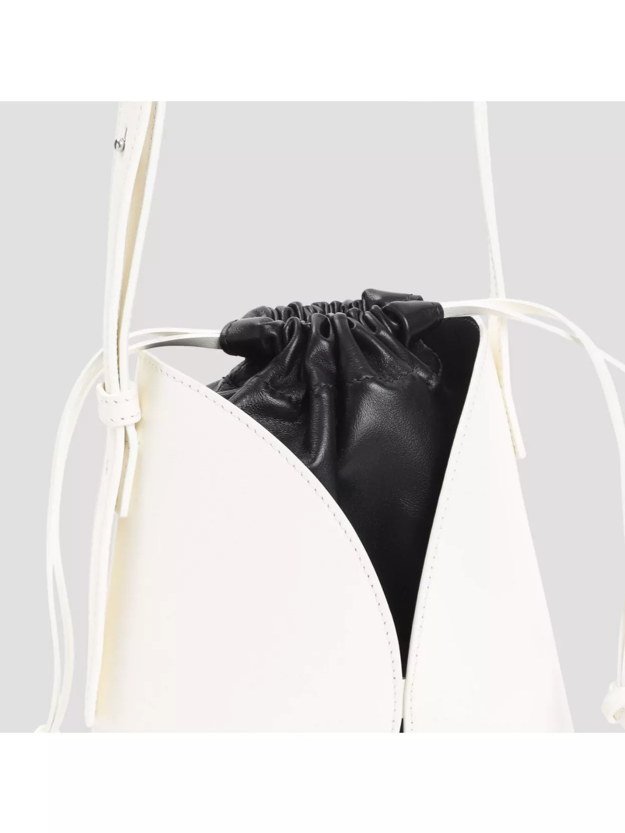 Jil Sander Structured Round Panels Crossbody Bag