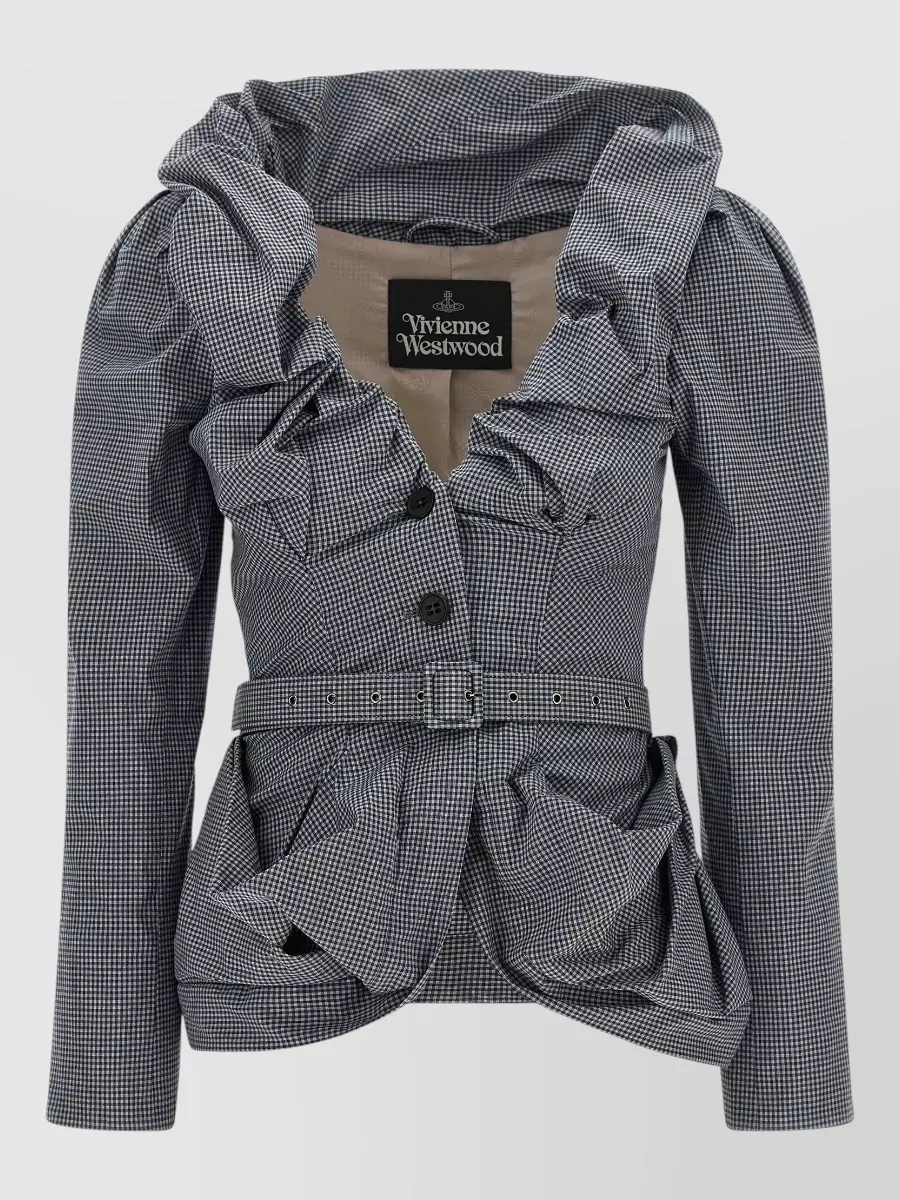 Vivienne Westwood Checked single-breasted blazer