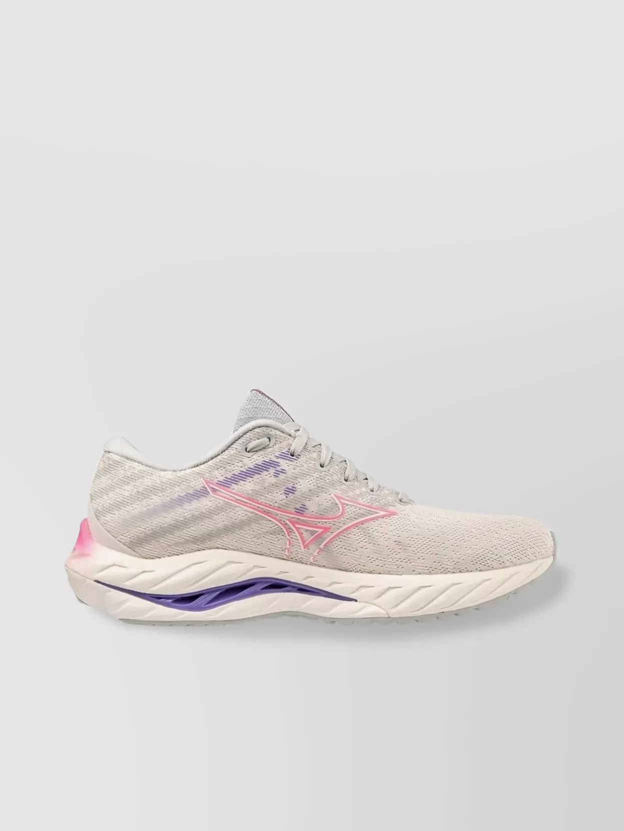 Mizuno Low Top Sneakers With Mesh Upper And Rubber Outsole