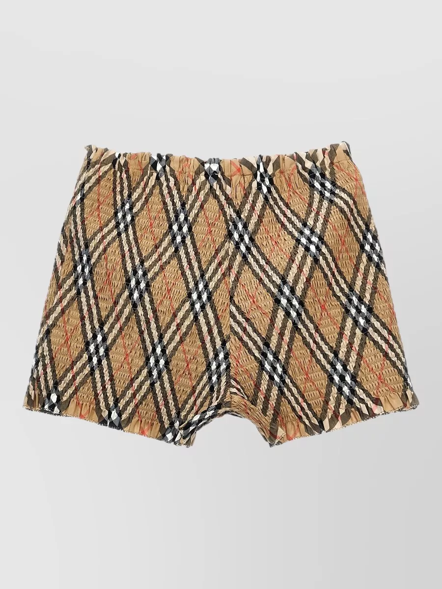 Burberry Checked Bermuda Shorts