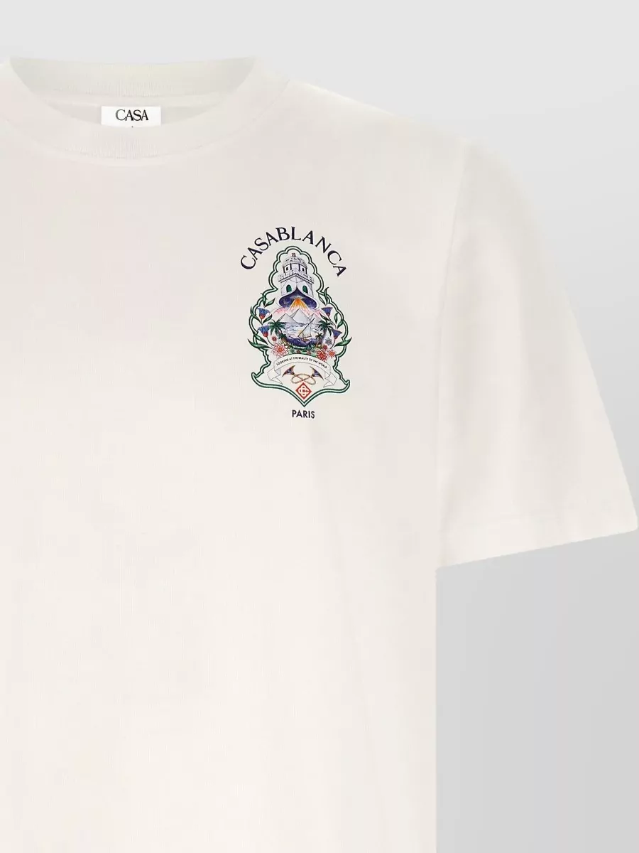 Casablanca Organic Cotton Printed T-Shirt
