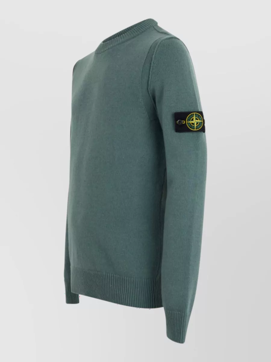 Stone Island Virgin Wool Crewneck Sweater