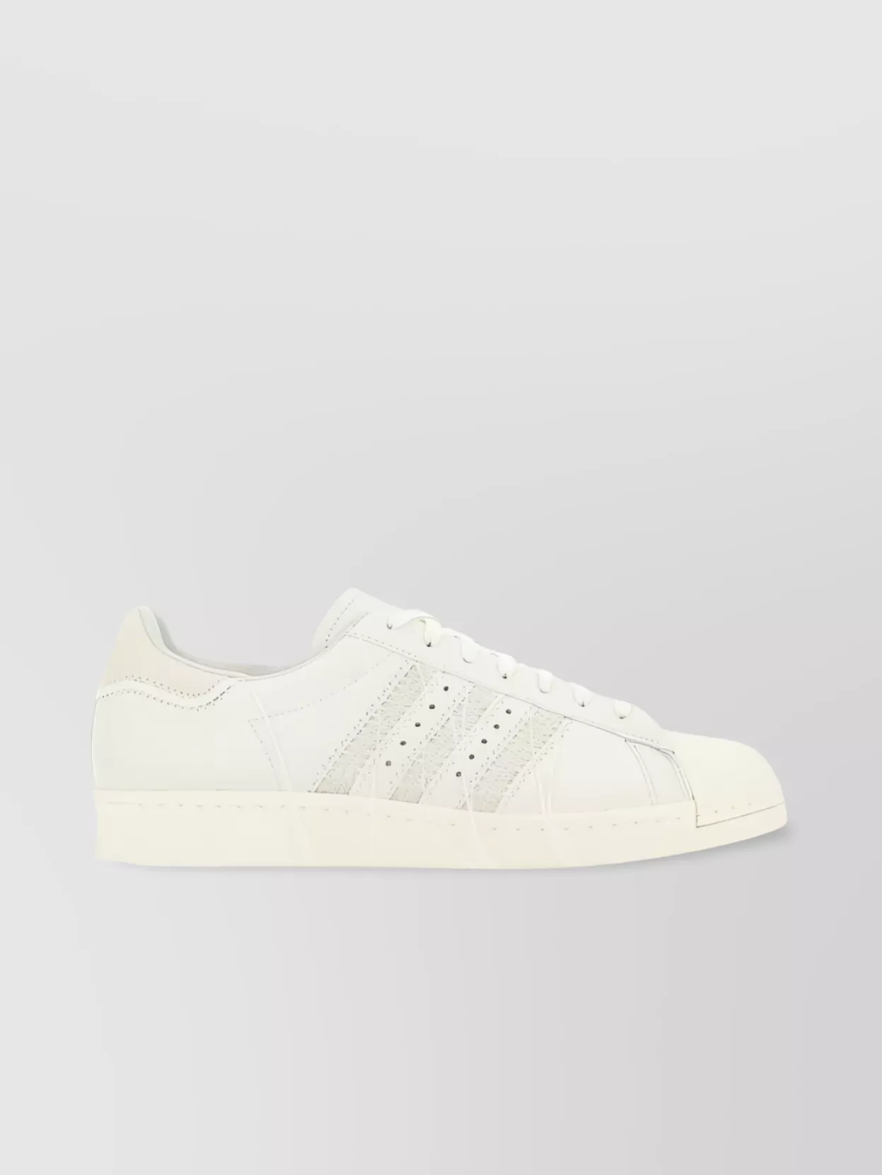Shop Y3 Yamamoto Perforated Round Toe Low-top Sneakers