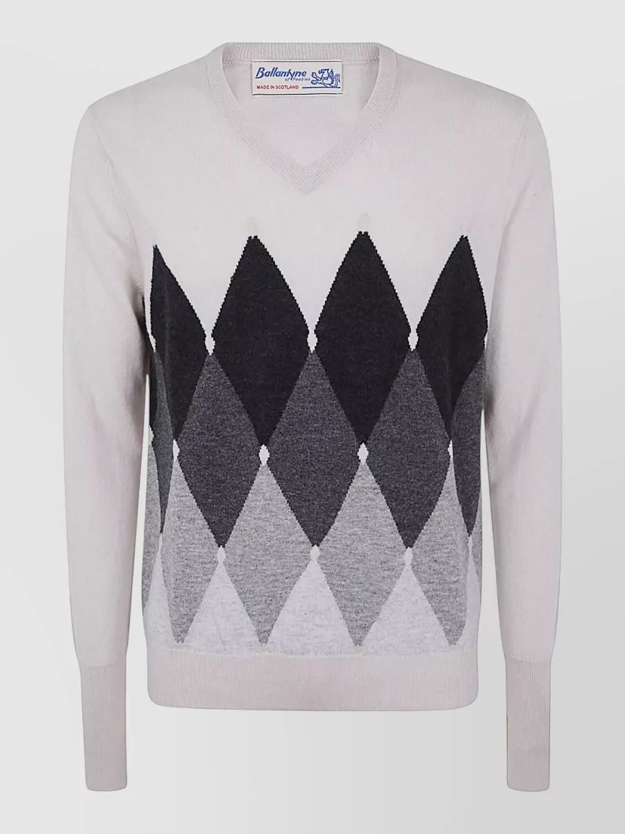 Ballantyne cashmere v-neck jumper