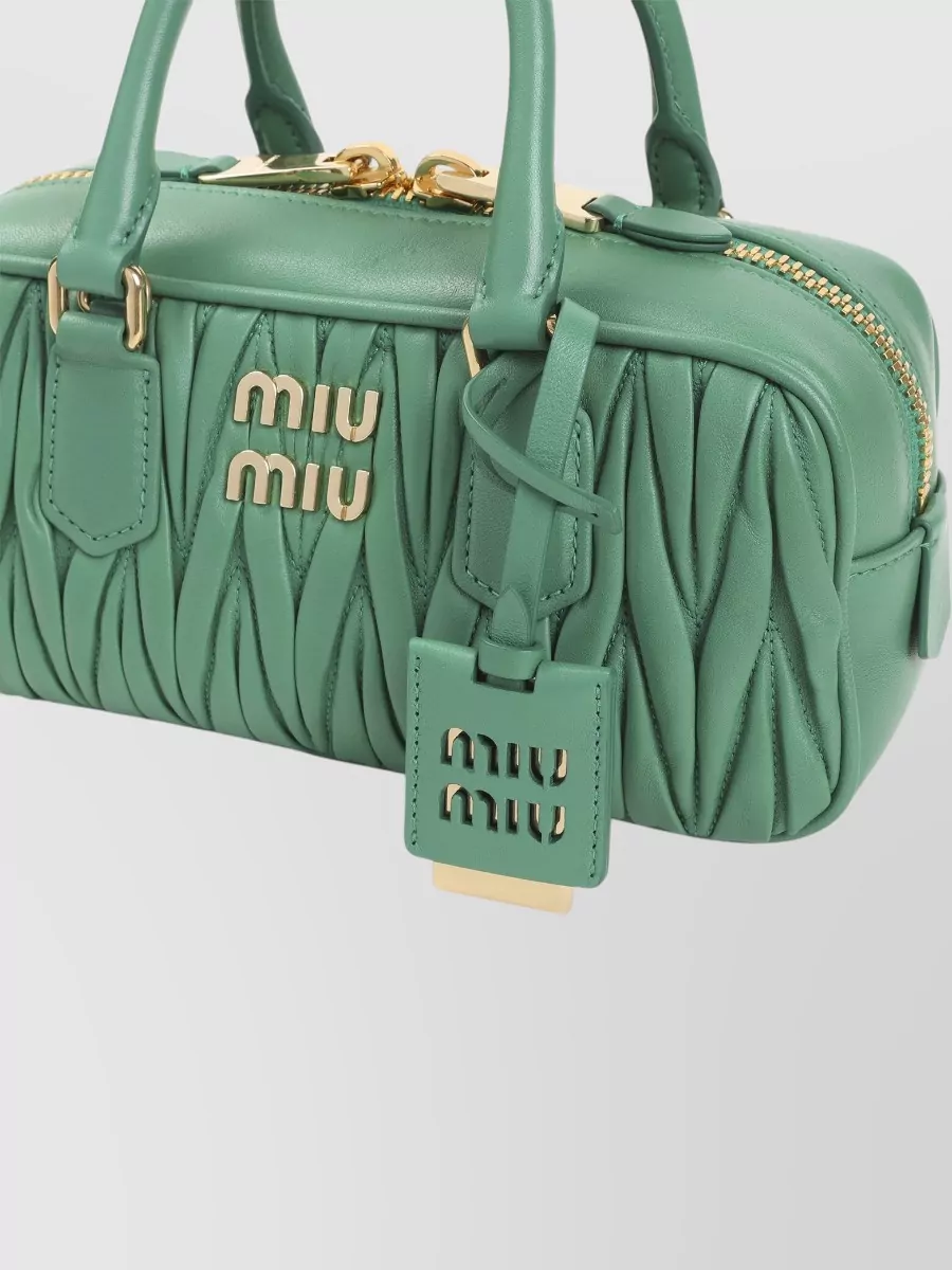 Miu Miu Matelassé Lamb Leather Mini Bag