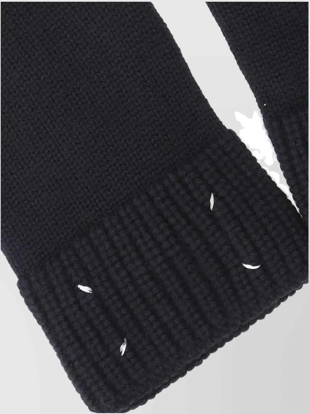 Maison Margiela Knitted Gloves Ribbed Cuffs