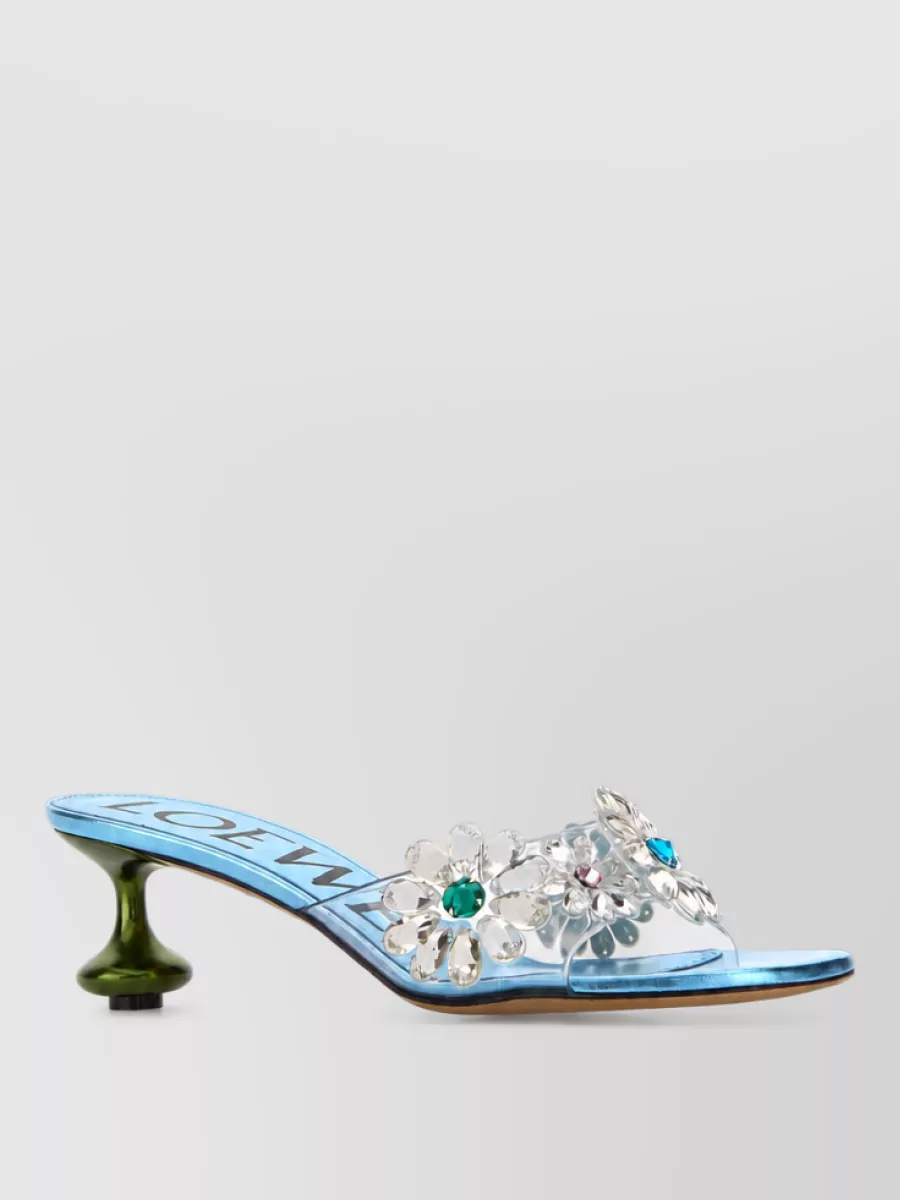 Loewe Paula's Ibiza embellished pvc mules