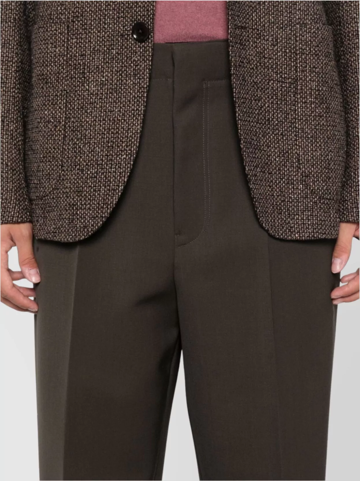 Zegna Wool Straight-Leg Trousers