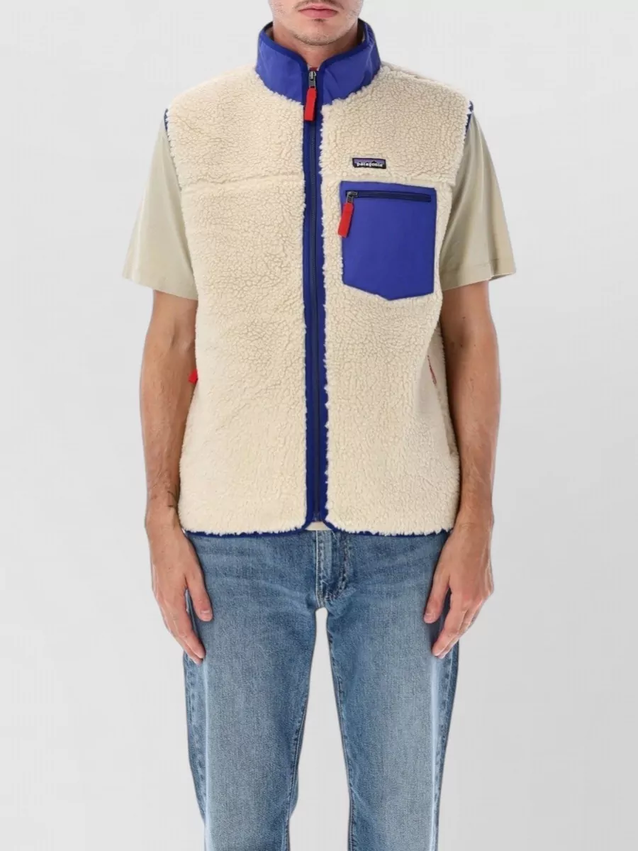 Patagonia fleece windproof vest