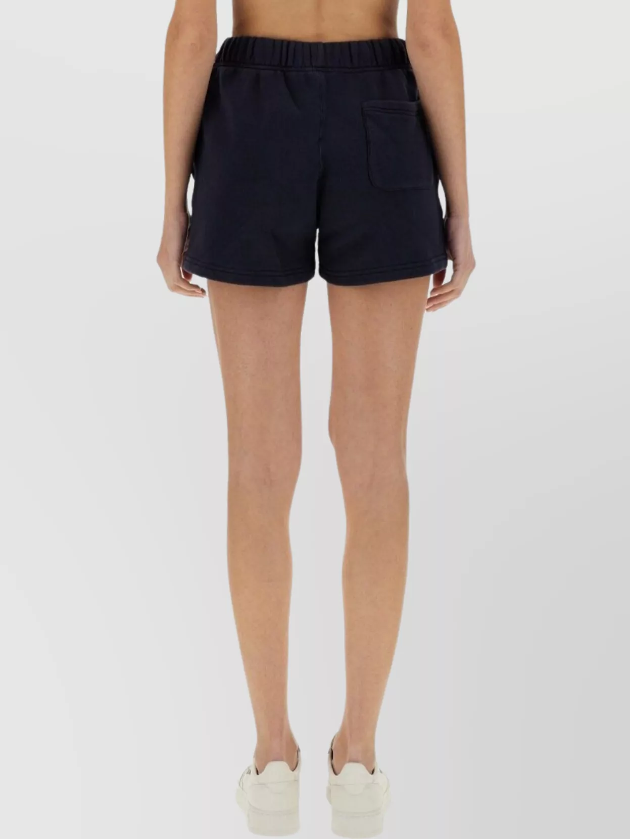 Autry Elastic Waistband Shorts With Side And Back Pockets