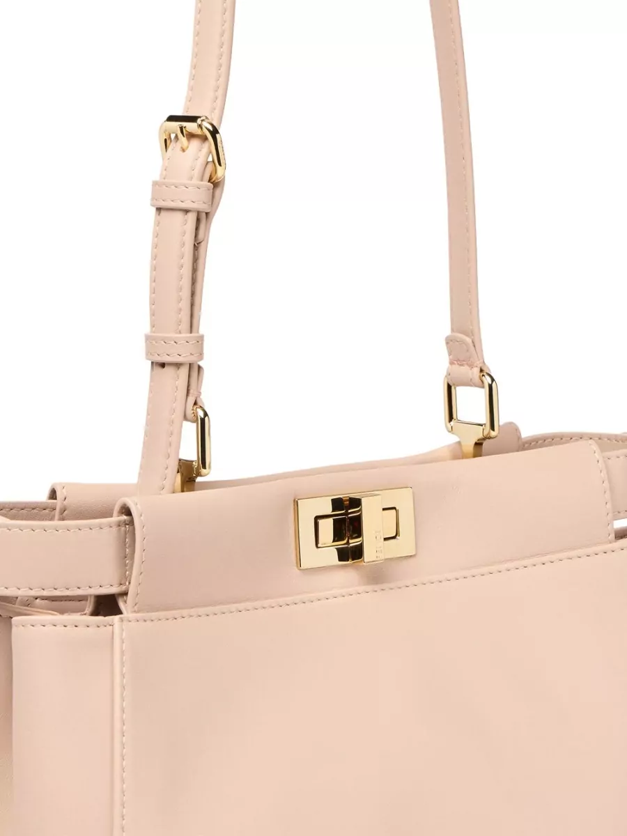 Fendi Peekaboo Small Leather Shoulder Bag