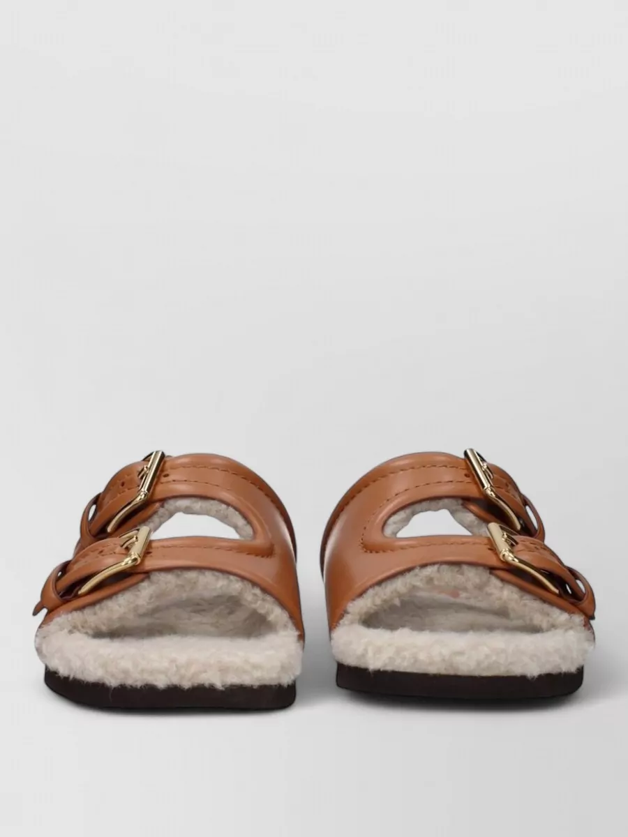 Valentino Garavani Leather buckle sandals