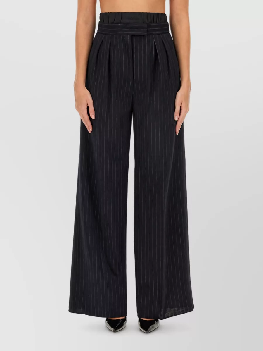 Max Mara Virgin Wool Wide-Leg Trousers