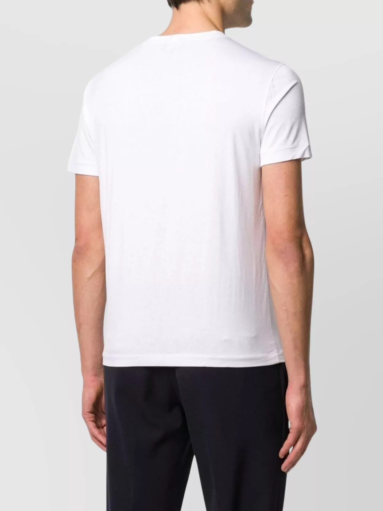 Giorgio Armani Logo Crew Neck T-Shirt