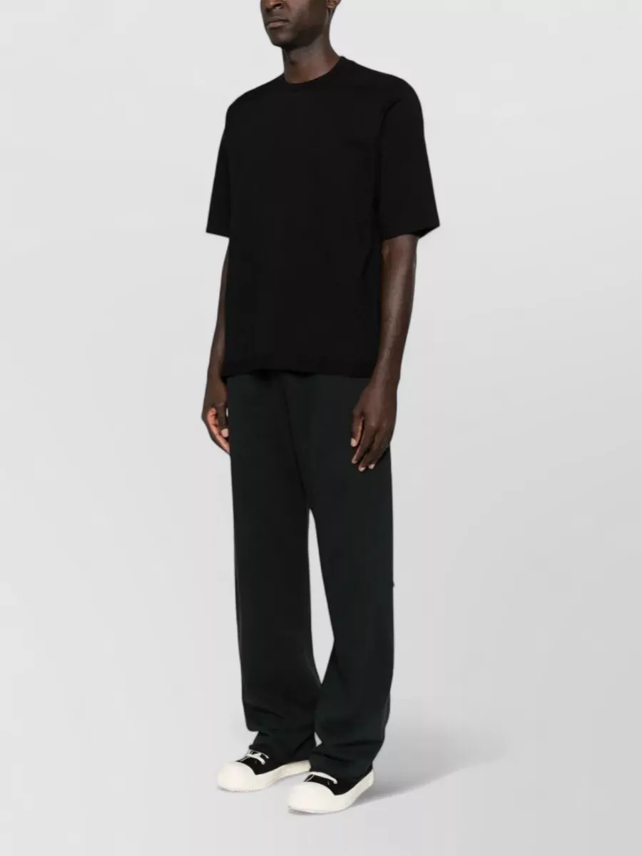Rick Owens Drkshdw Ribbed Crewneck Short-Sleeve T-Shirt