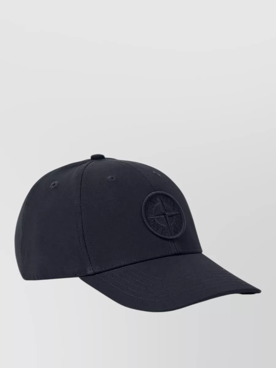 Stone Island cotton logo baseball cap
