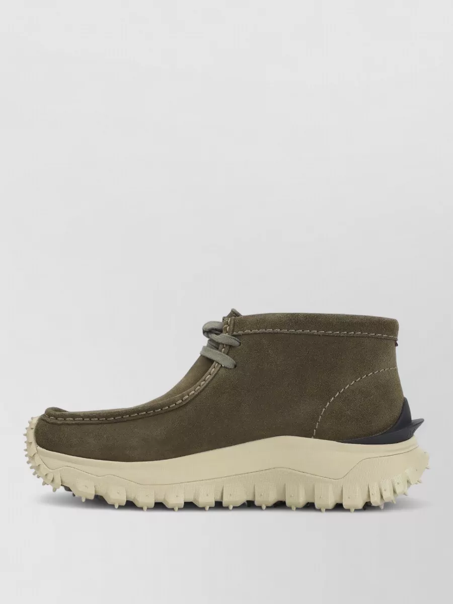 Moncler Leather High-Top Sneakers