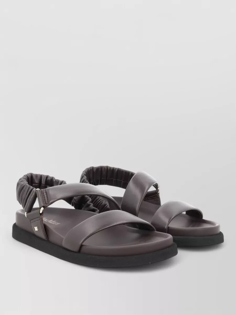 Max Mara Leather Macro Slides