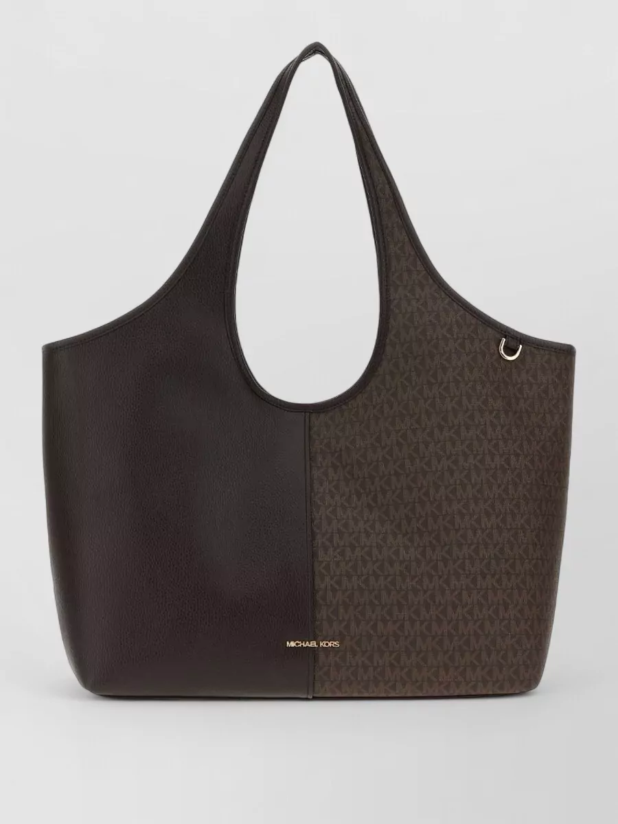 Michael Kors large canvas tote bag