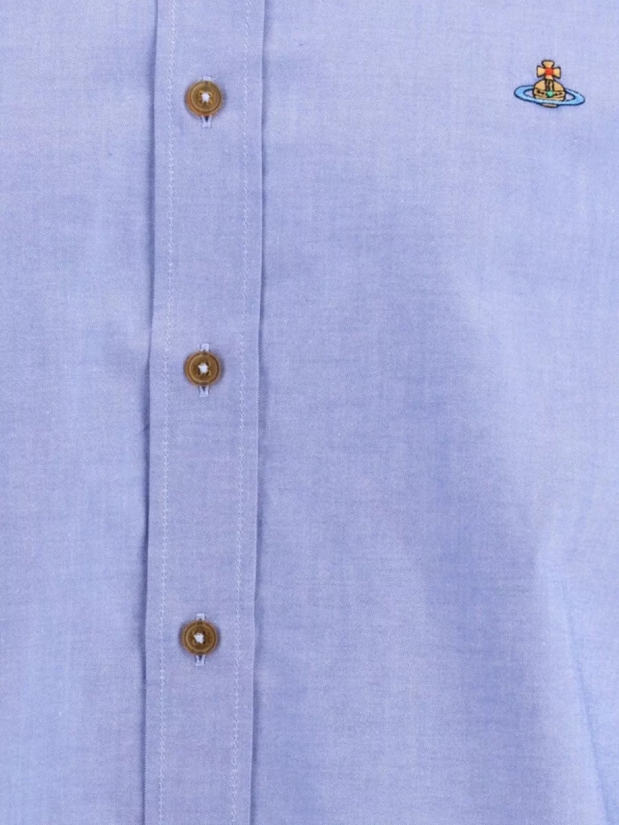 Vivienne Westwood Logo Cotton Shirt With Adjustable Cuffs