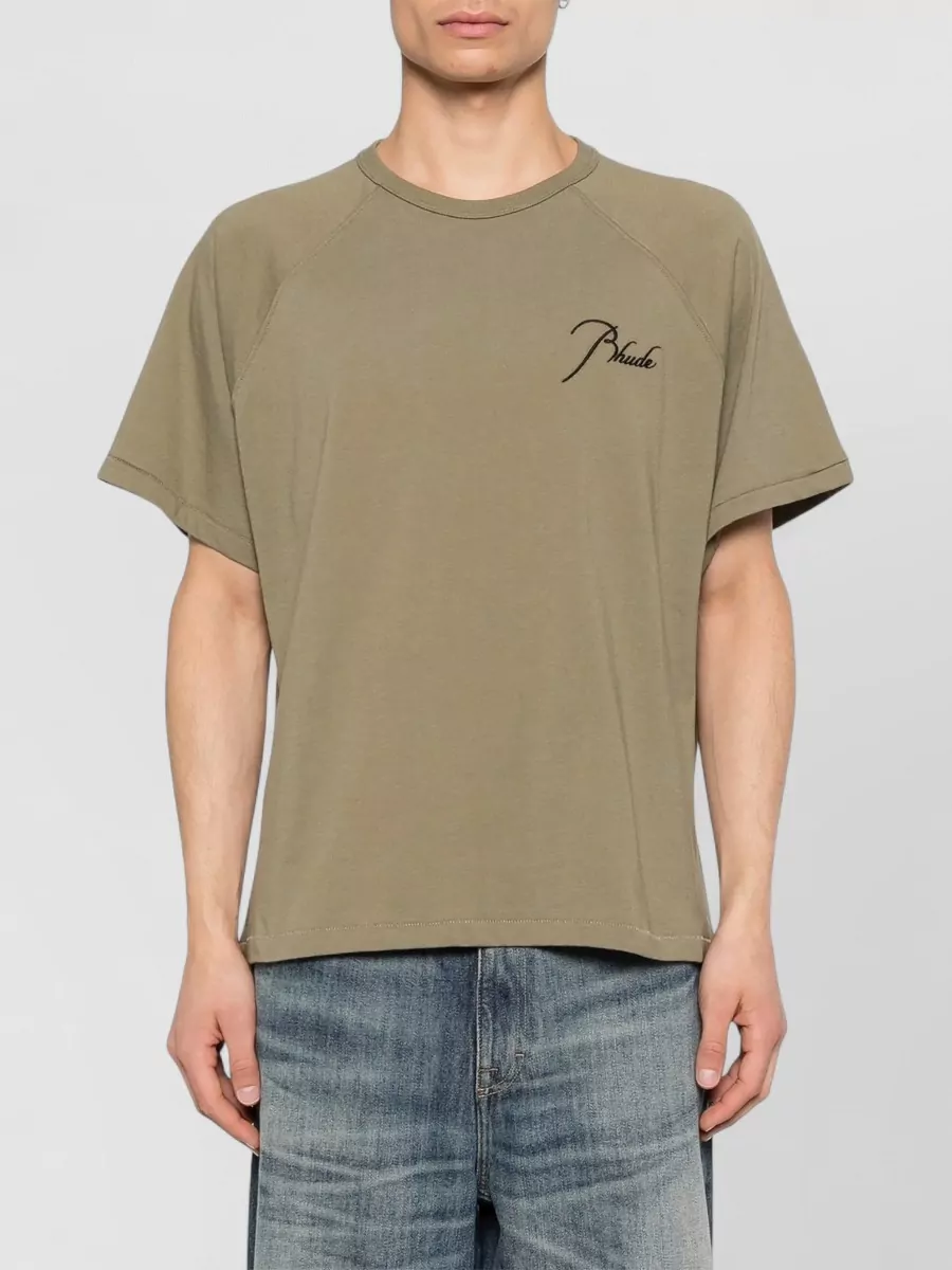 Rhude Raglan Cotton T-Shirt