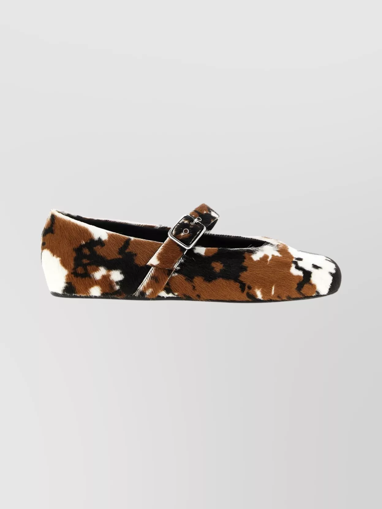 Le Silla Animal Print Round Toe Ballet Flats
