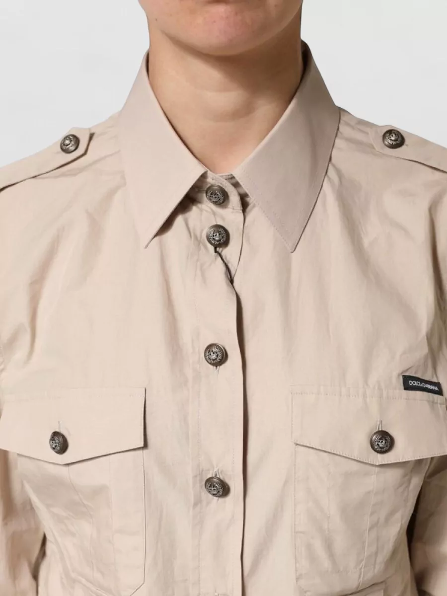 Dolce&Gabbana Cotton Long-Sleeve Shirt Jacket