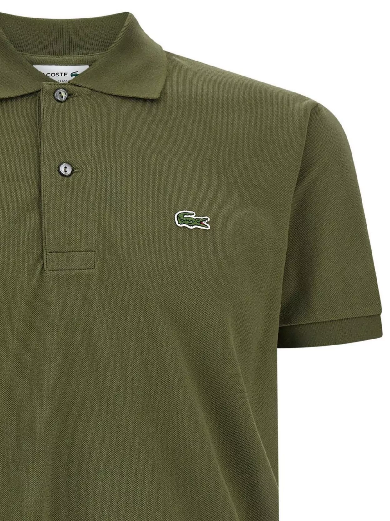 Lacoste Polo Shirt With Logo Patch And Short Sleeves