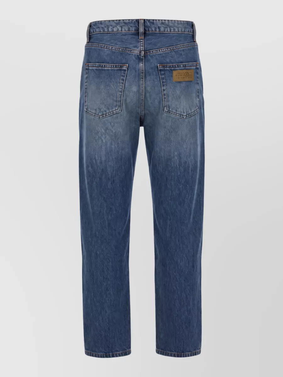 Mm6 Maison Margiela Denim regular-fit straight-leg jeans