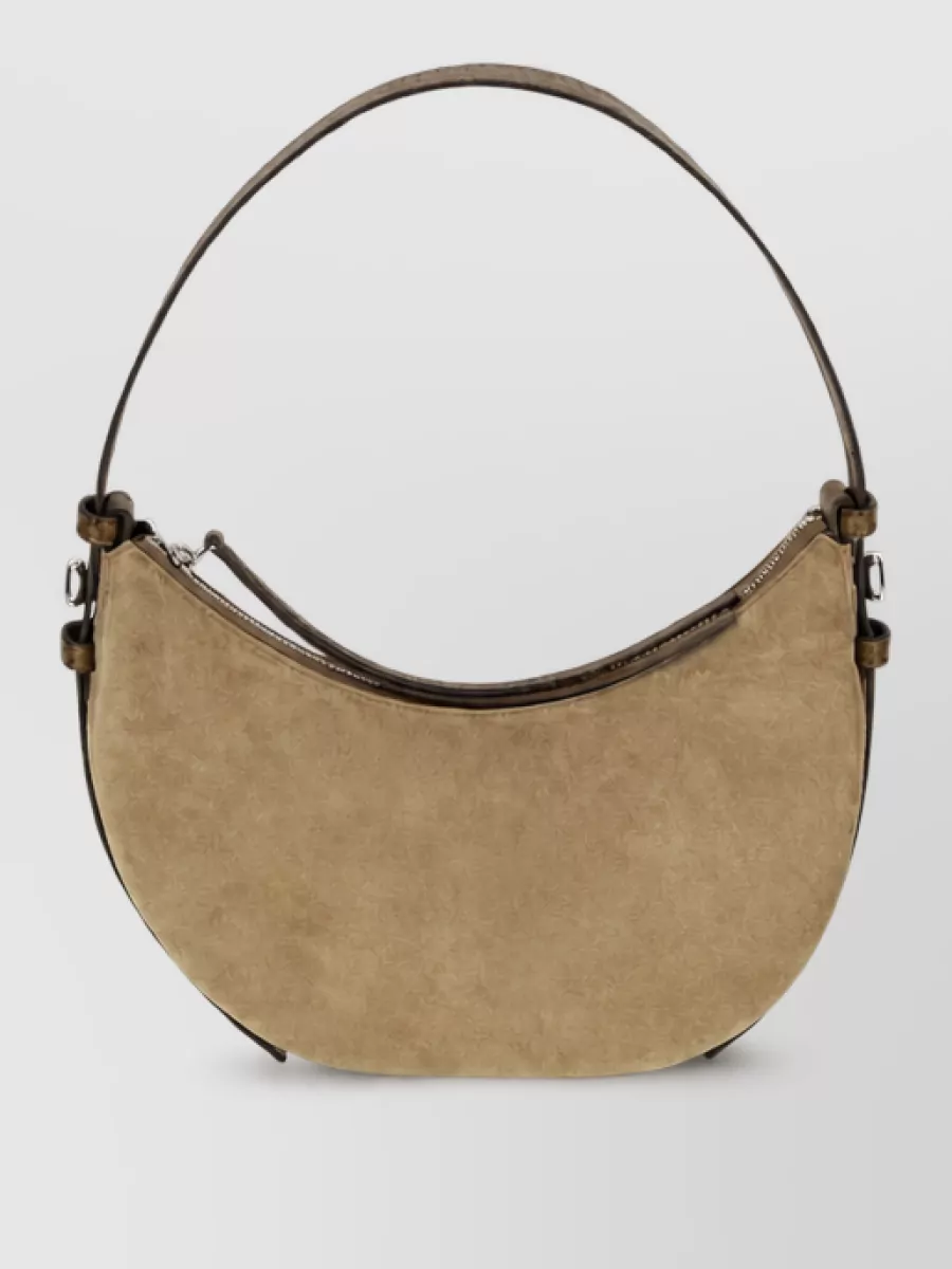 Tory Burch na suede leather clutch bag