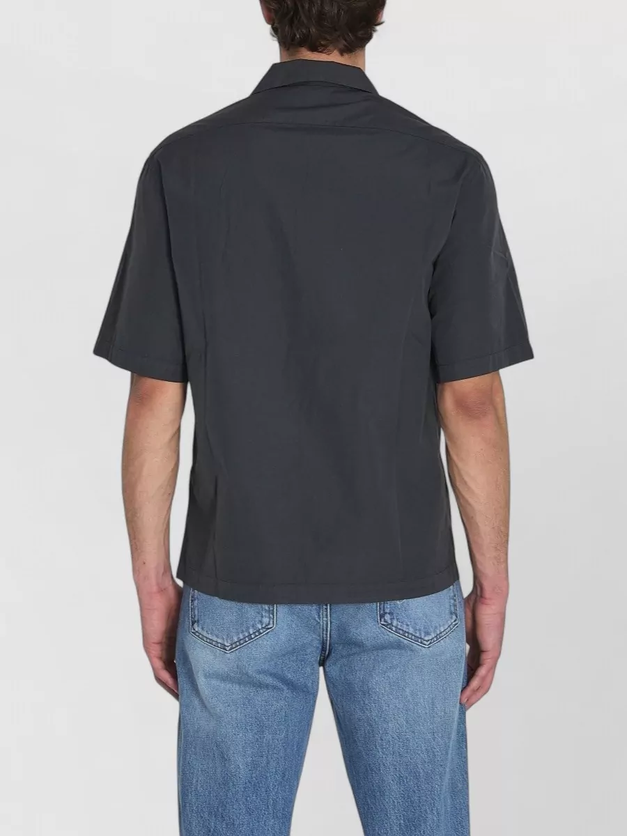 Barena Cotton Camp Collar Short-Sleeve Shirt