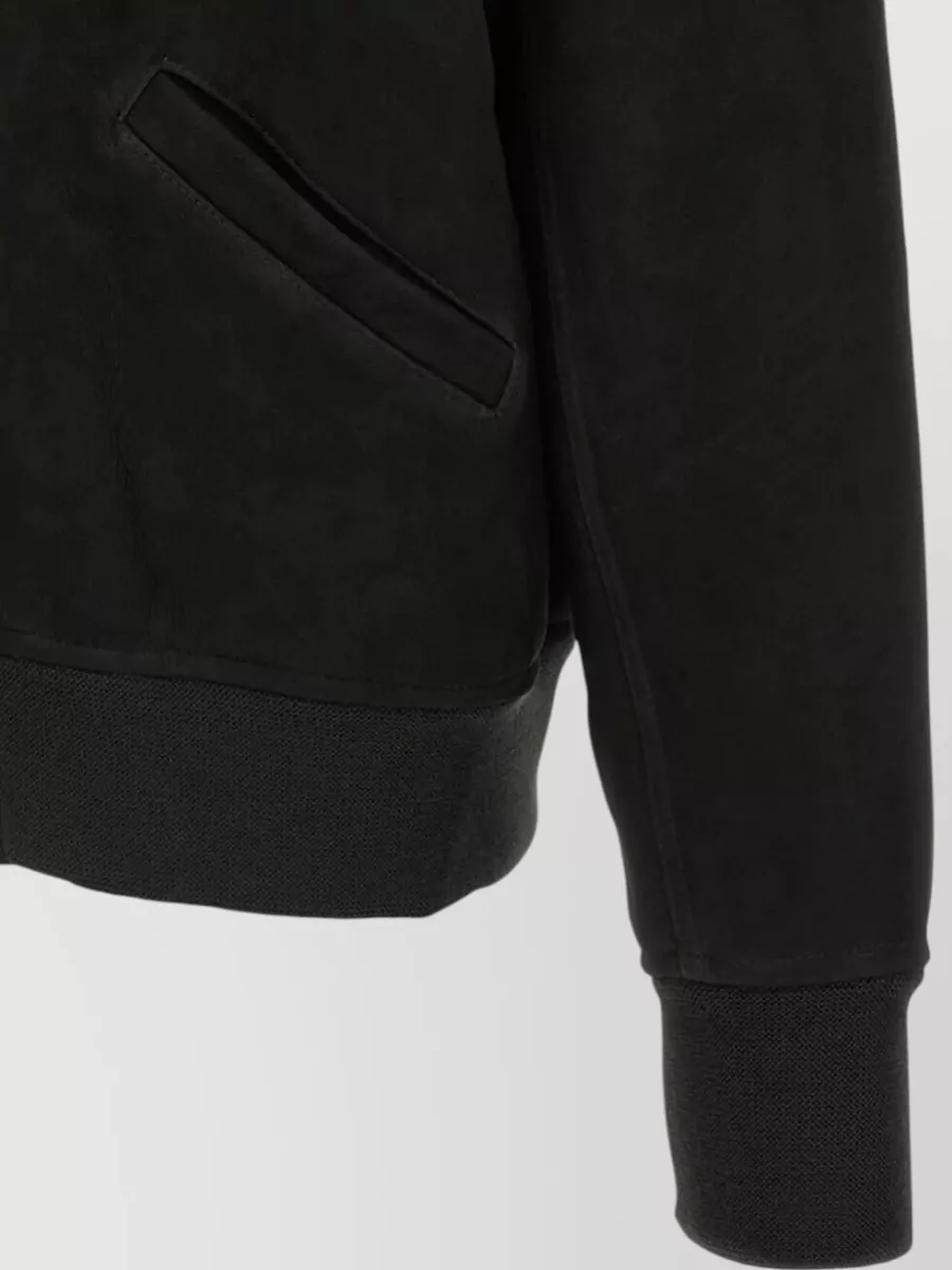 Giorgio Brato Leather Oversized Hooded Jacket