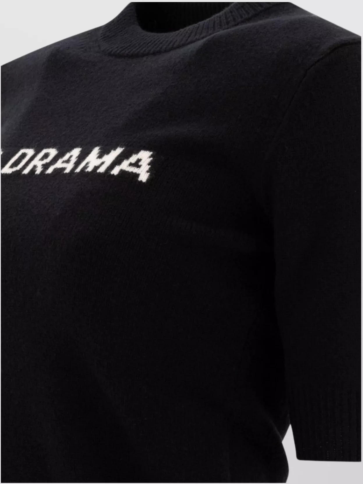 Sportmax Wool-cashmere No Drama Short-sleeve Sweater
