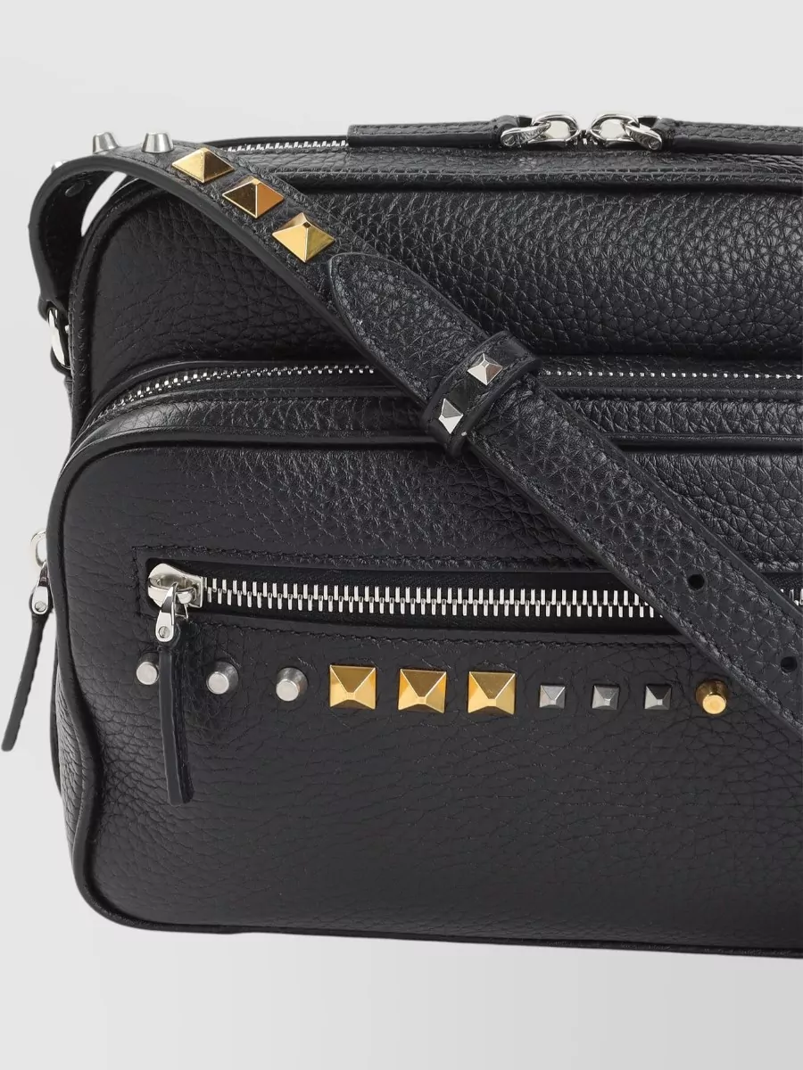 Valentino Garavani Leather Studded Crossbody Bag