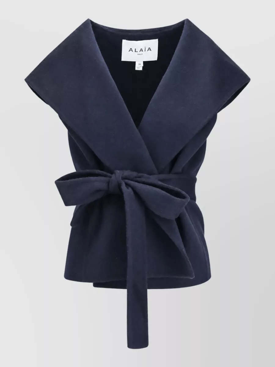 Alaïa cashmere hooded vest