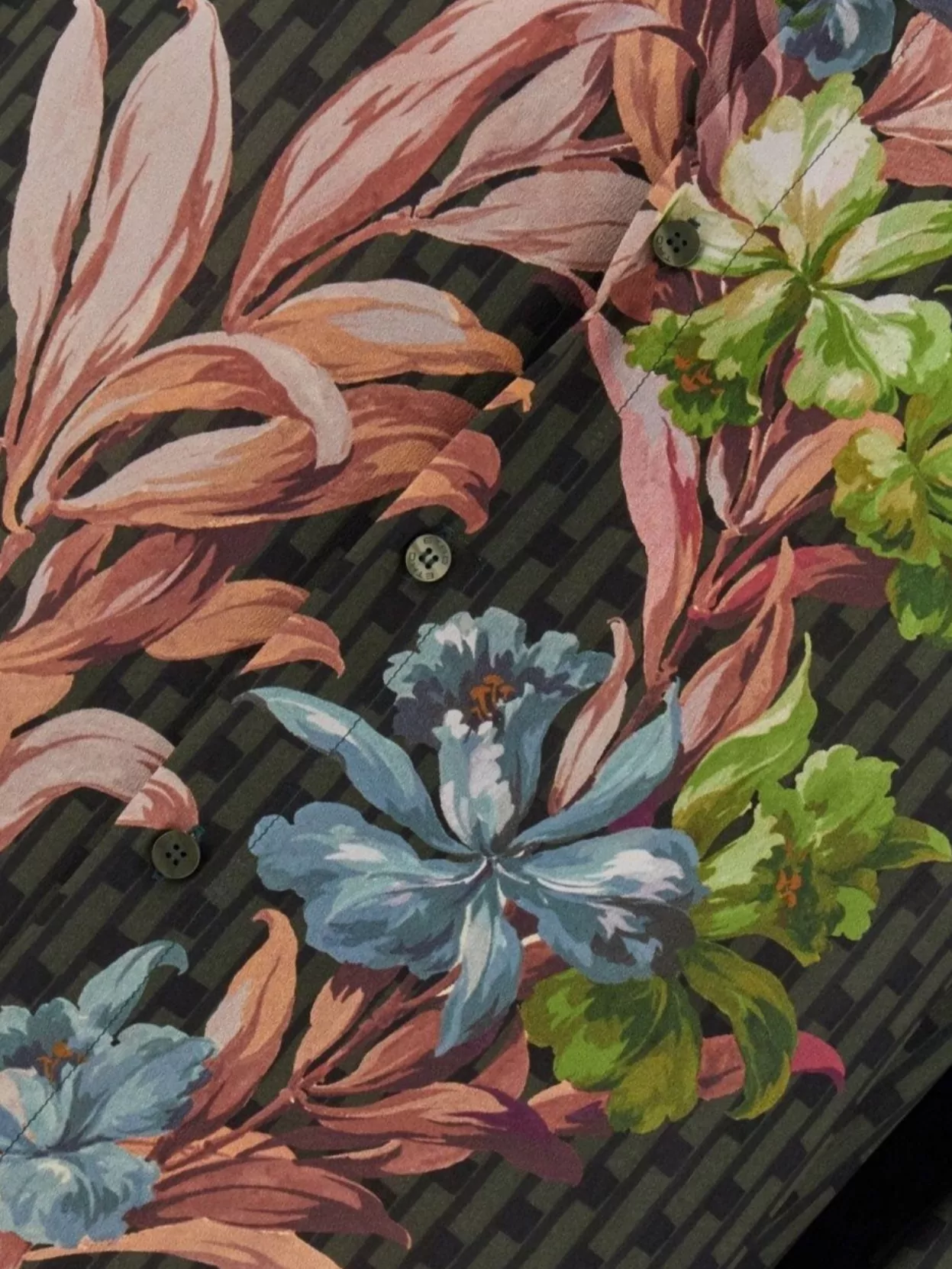 Etro Silk Shirt With Embroidered Floral Print