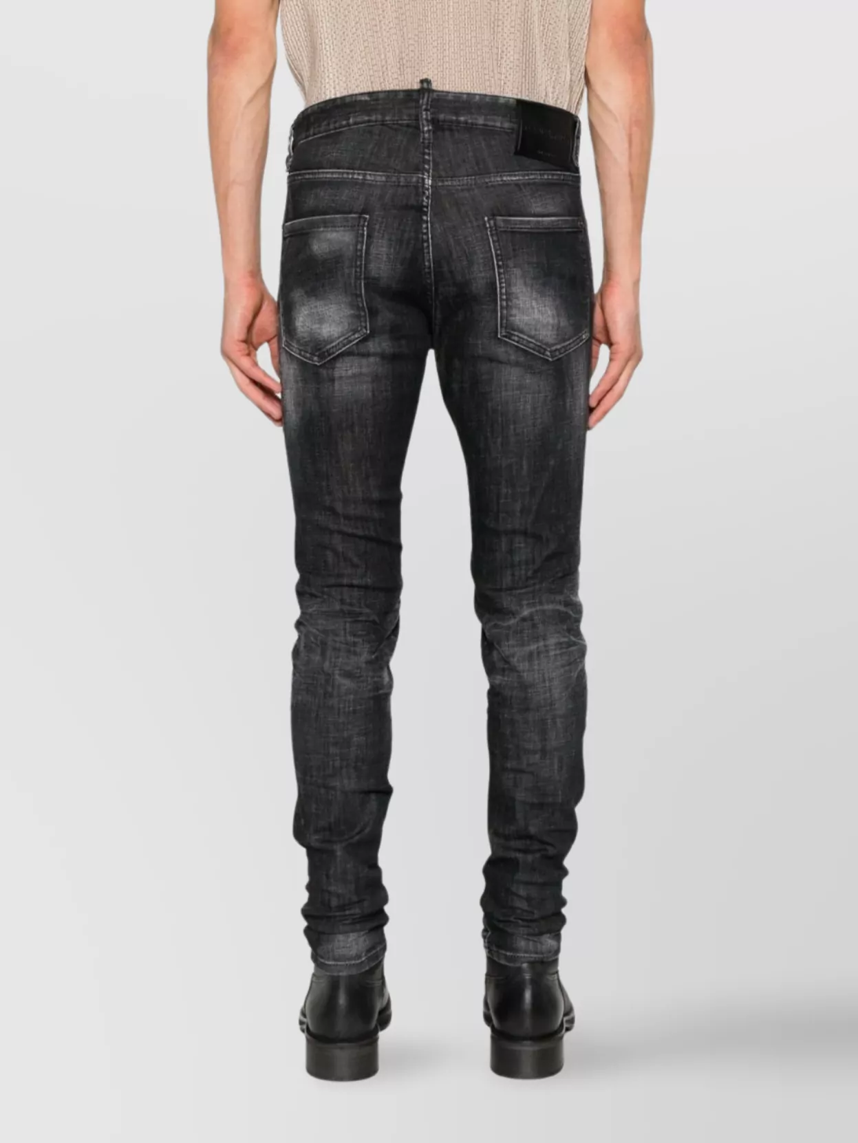 Dsquared2 Straight Fit Trousers With Belt Loops