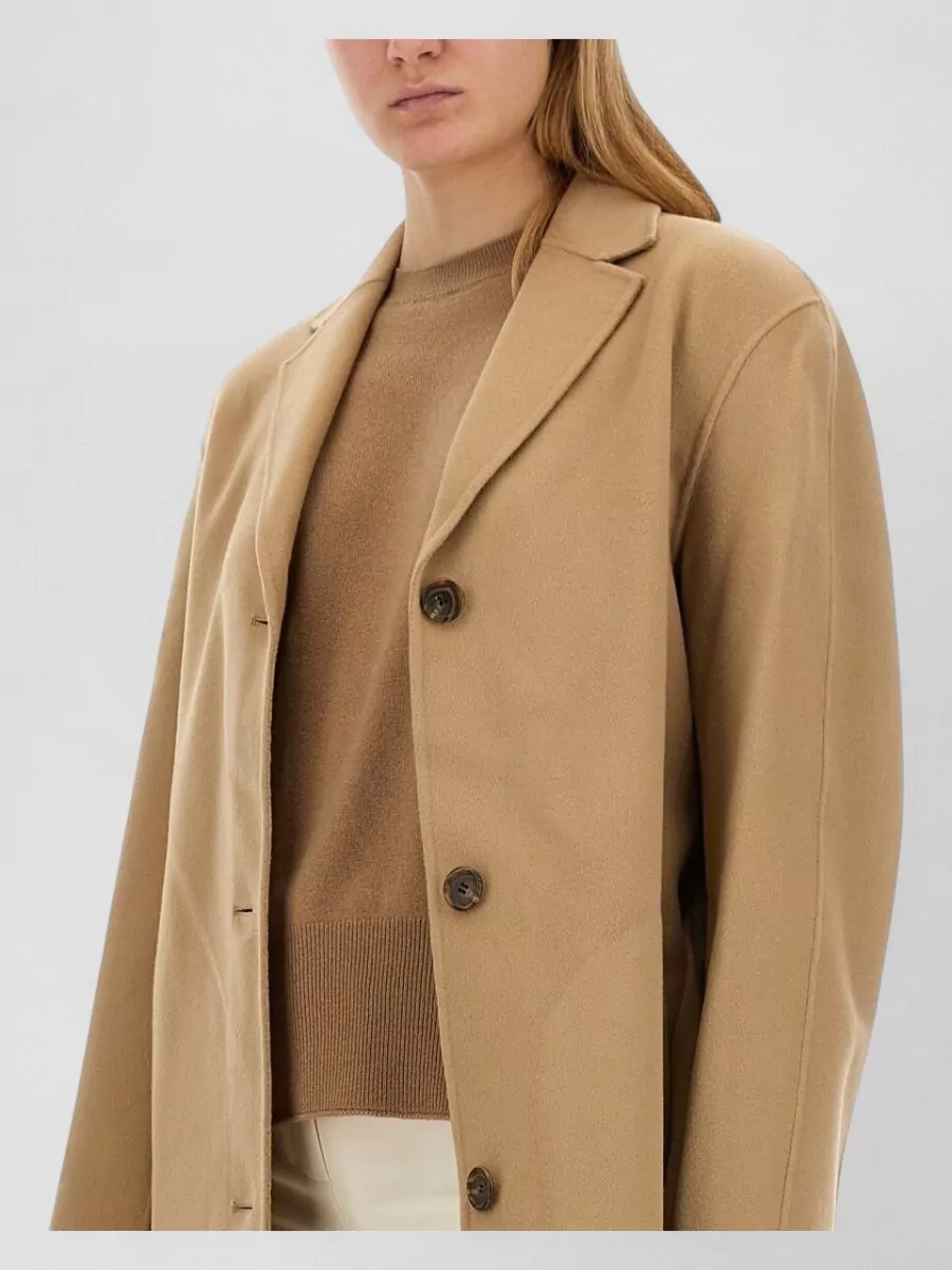 Theory Wool Cashmere Regular-Fit Belted Coat