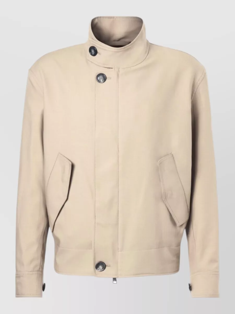 Ami Paris Single-breasted harrington jacket