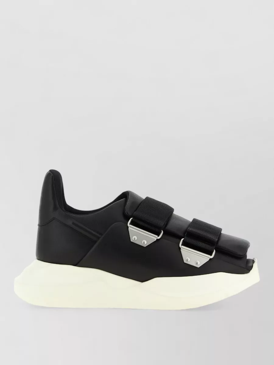 Rick Owens leather open-toe low-top sneakers