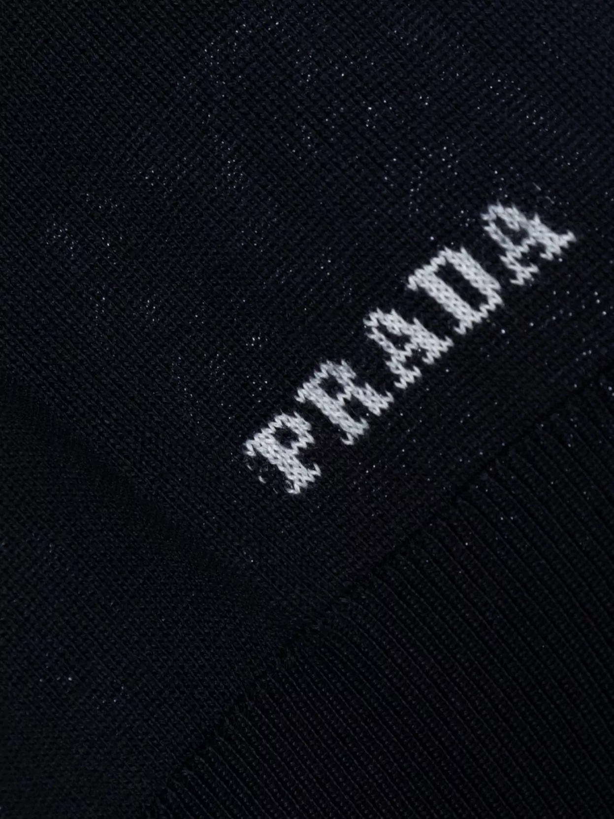 Prada Silk Sweater Sweaters And Cardigans Blue In Blue
