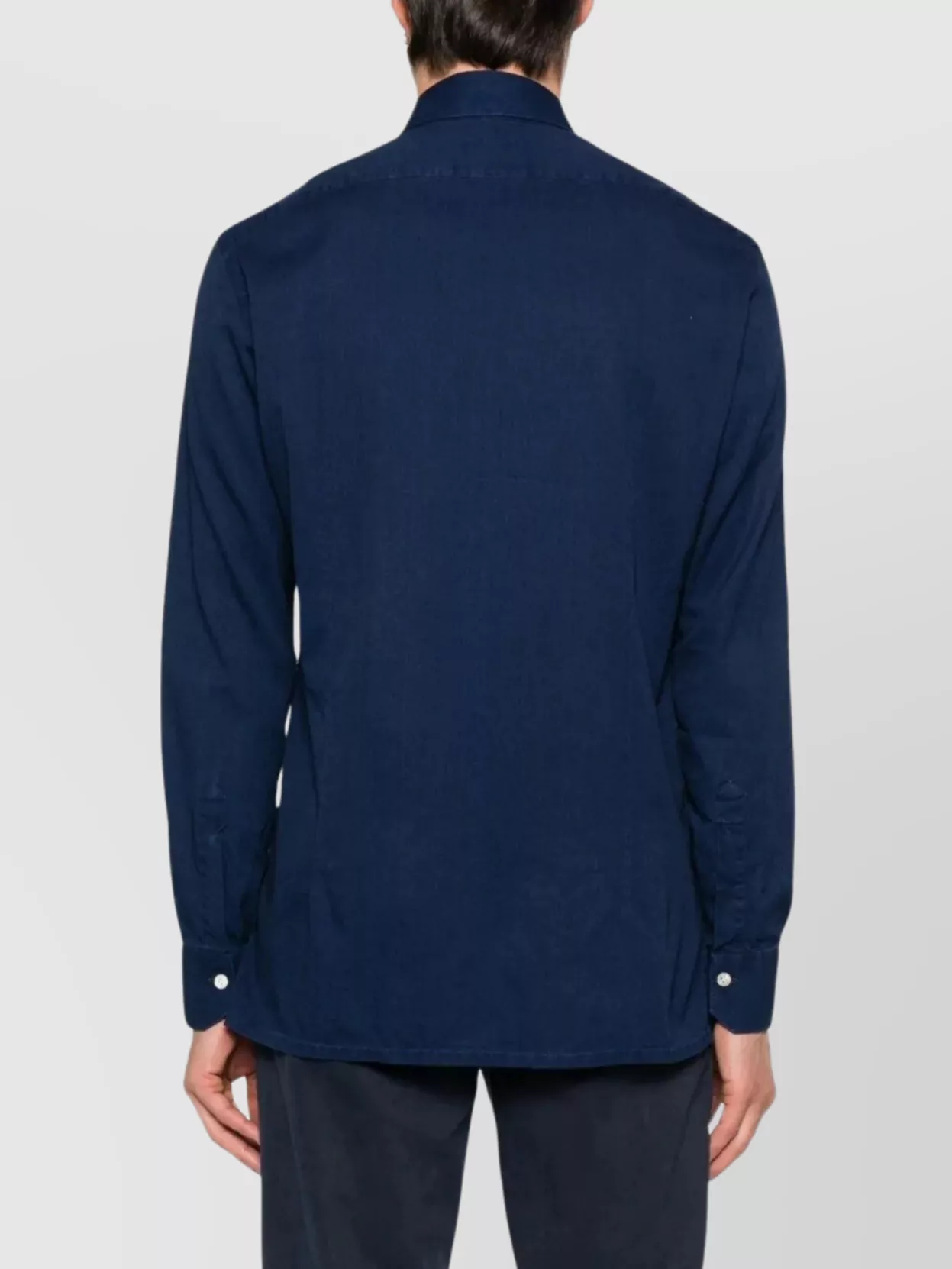 Kiton Cotton Shirt With Chest Pocket