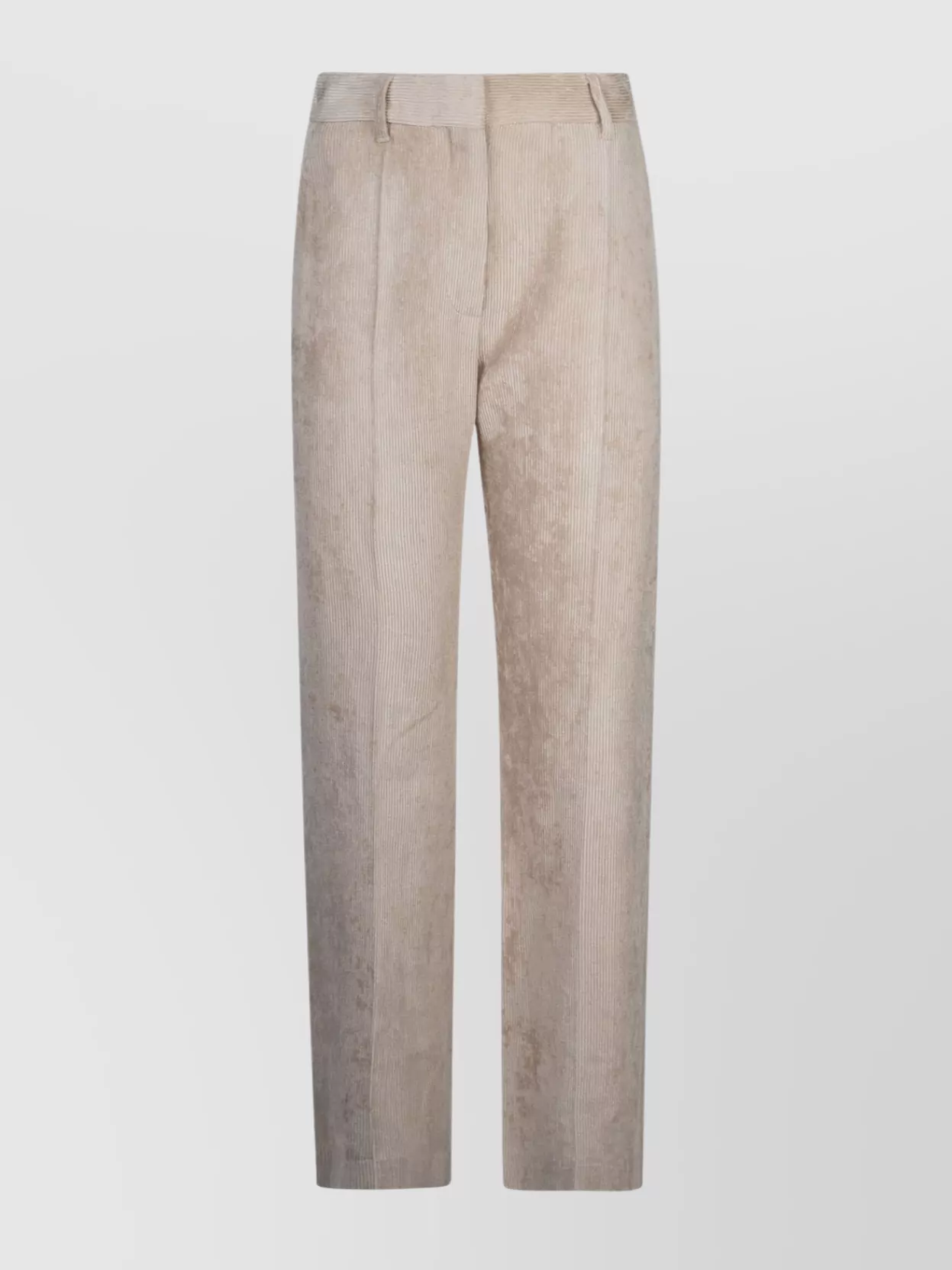 Brunello Cucinelli Textured Fabric Trousers Featuring Pockets In Neutral