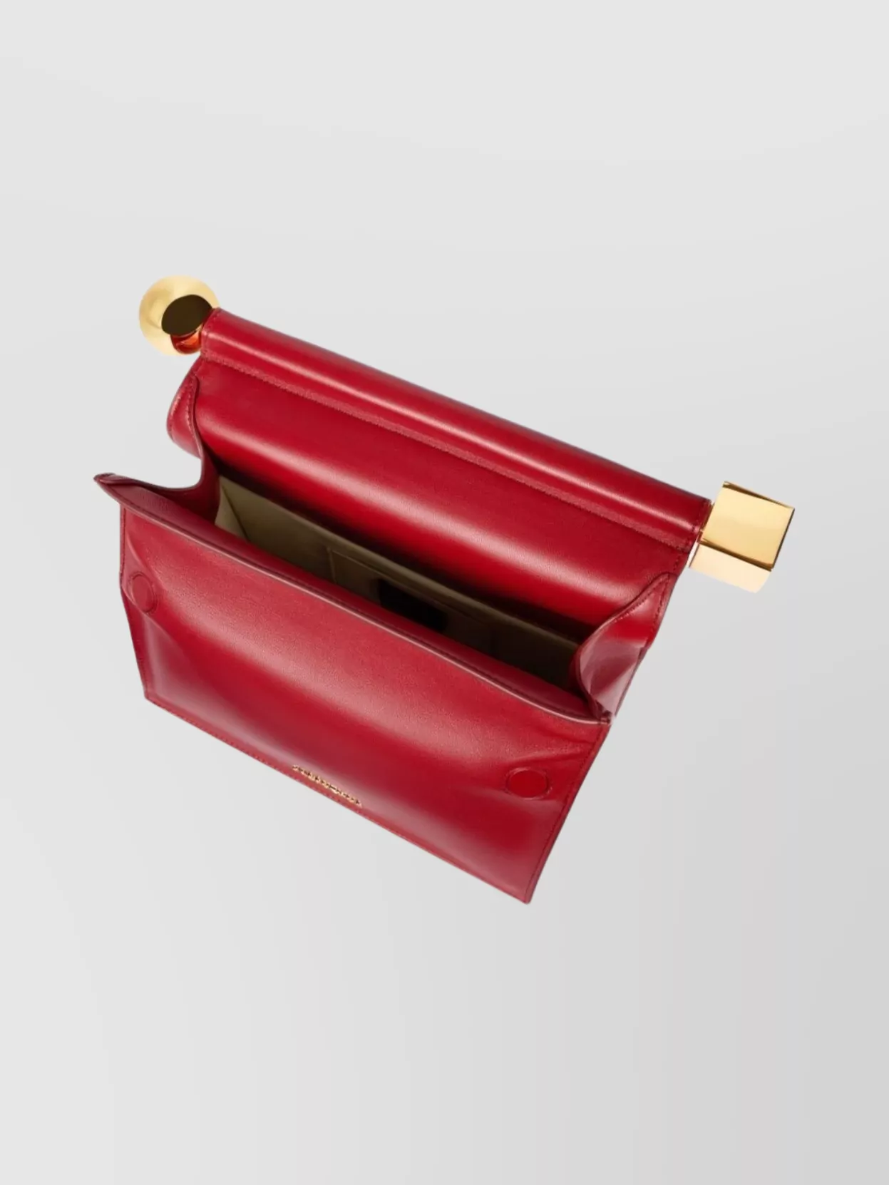 Jacquemus Leather Clutch Bag Top Handle