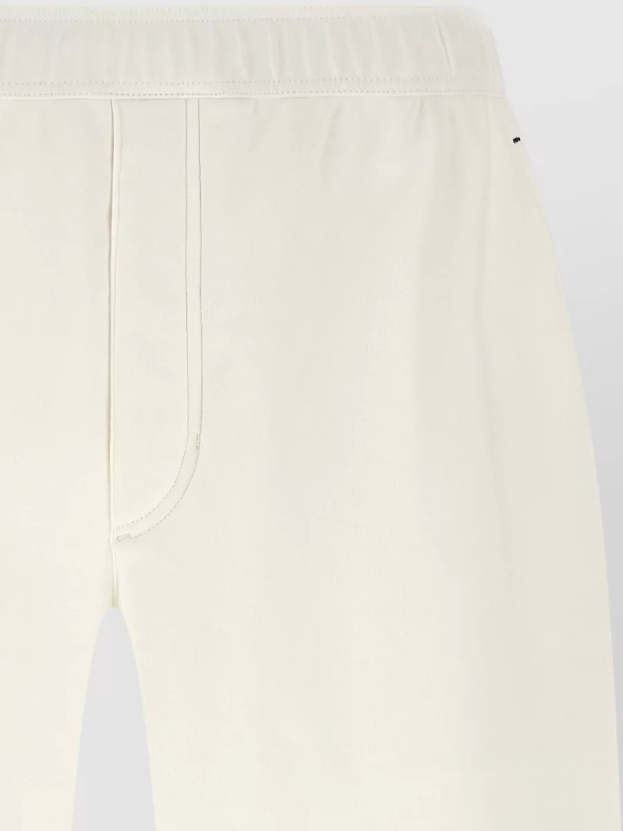 Brunello Cucinelli Cotton Bermuda Shorts Side Stripe Back Pocket