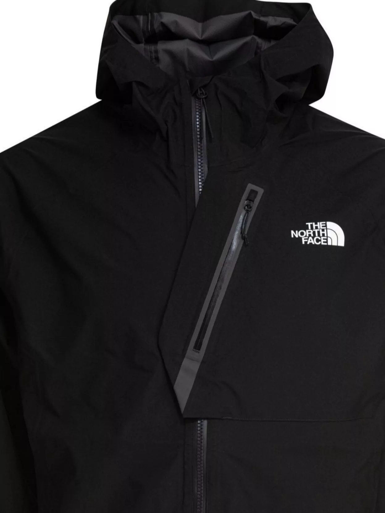 THE NORTH FACE HOODED JACKET WITH CHEST POCKET AND ELASTIC CUFFS