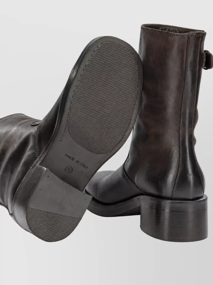 Strategia Leather Ankle Boots